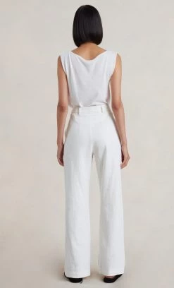 Bec&Bridge Tops JIMI KNIT TANK TOP - WHITE