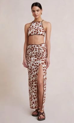 Bec&Bridge Bottoms PHILLIPA MAXI SKIRT - PRINT