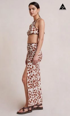 Bec&Bridge Bottoms PHILLIPA MAXI SKIRT - PRINT