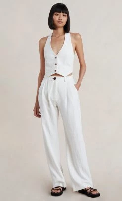 Bec&Bridge Bottoms BONNIE PANT - IVORY