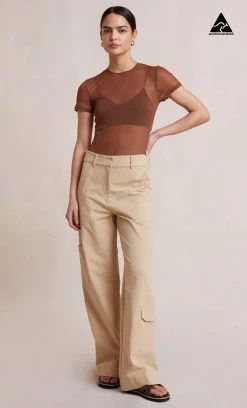 Bec&Bridge BLOSSOM BODYSUIT - CHOCOLATE