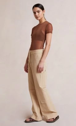 Bec&Bridge BLOSSOM BODYSUIT - CHOCOLATE