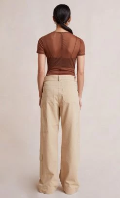 Bec&Bridge BLOSSOM BODYSUIT - CHOCOLATE