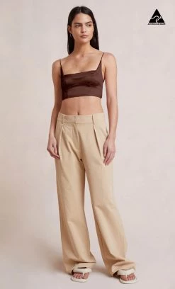 Bec&Bridge Tops HEATHER TOP - COGNAC