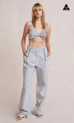 Bec&Bridge TORI TOP - MULTI STRIPE Tops