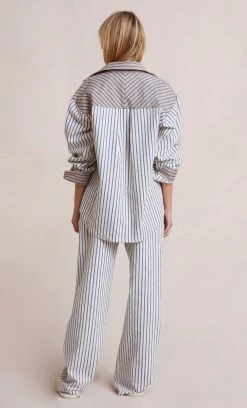 Bec&Bridge TORI PANT - MULTI STRIPE