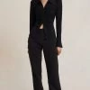 Bec&Bridge Tops SYLVIA LONG SLEEVE TOP - BLACK