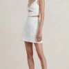 Bec&Bridge BONNIE MINI SKIRT - IVORY