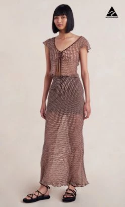 Bec&Bridge SHERRY SKIRT - PRINT