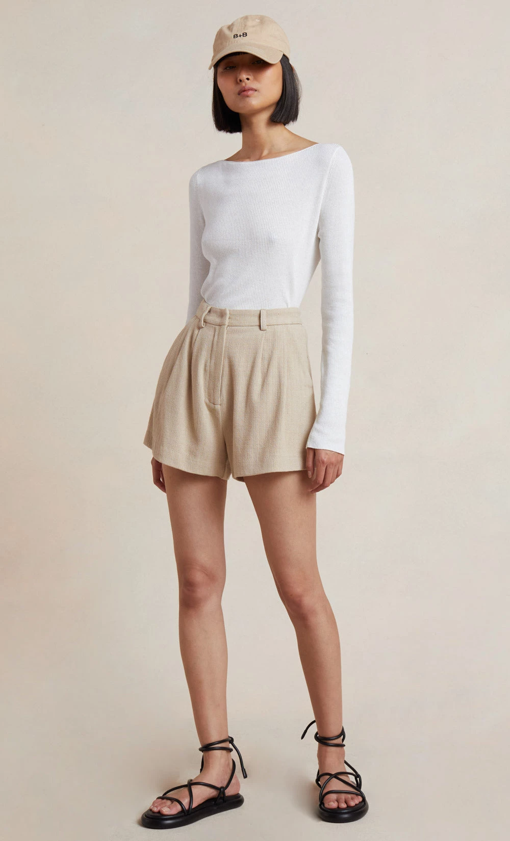 Bec&Bridge PANTHEON KNIT LONG SLEEVE TOP - IVORY Tops 2 Bec&Bridge PANTHEON KNIT LONG SLEEVE TOP - IVORY Tops