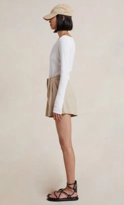 Bec&Bridge BILLIE SHORT - ALMOND