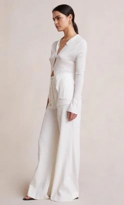 Bec&Bridge SPENCER KNIT TOP - IVORY