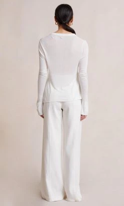 Bec&Bridge BILLIE PANT - IVORY Bottoms 8 Bec&Bridge BILLIE PANT - IVORY Bottoms