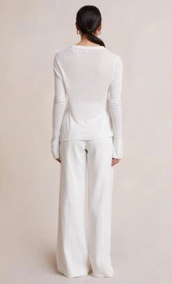 Bec&Bridge SPENCER KNIT TOP - IVORY