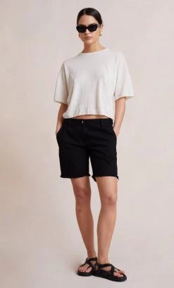 Bec&Bridge JIMI KNIT TEE - CREAM