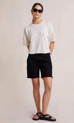 Bec&Bridge ERIKA DRILL SHORTS - BLACK Bottoms
