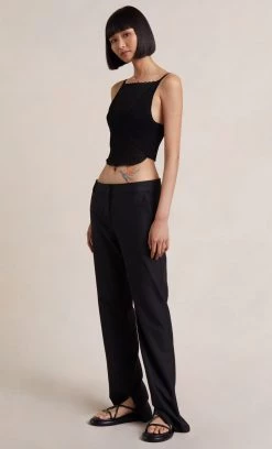 Bec&Bridge MARIAH KNIT TOP - BLACK