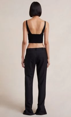 Bec&Bridge MARIAH KNIT TOP - BLACK