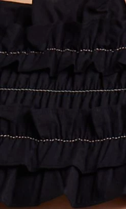 Bec&Bridge ALINA CROP TOP - BLACK