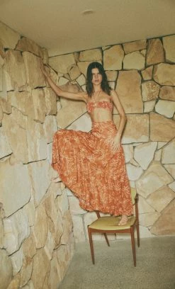 Bec&Bridge AURORA MAXI SKIRT - PRINT Bottoms