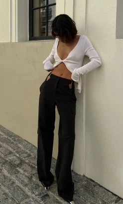 Bec&Bridge Bottoms CLAUDE PANT - BLACK