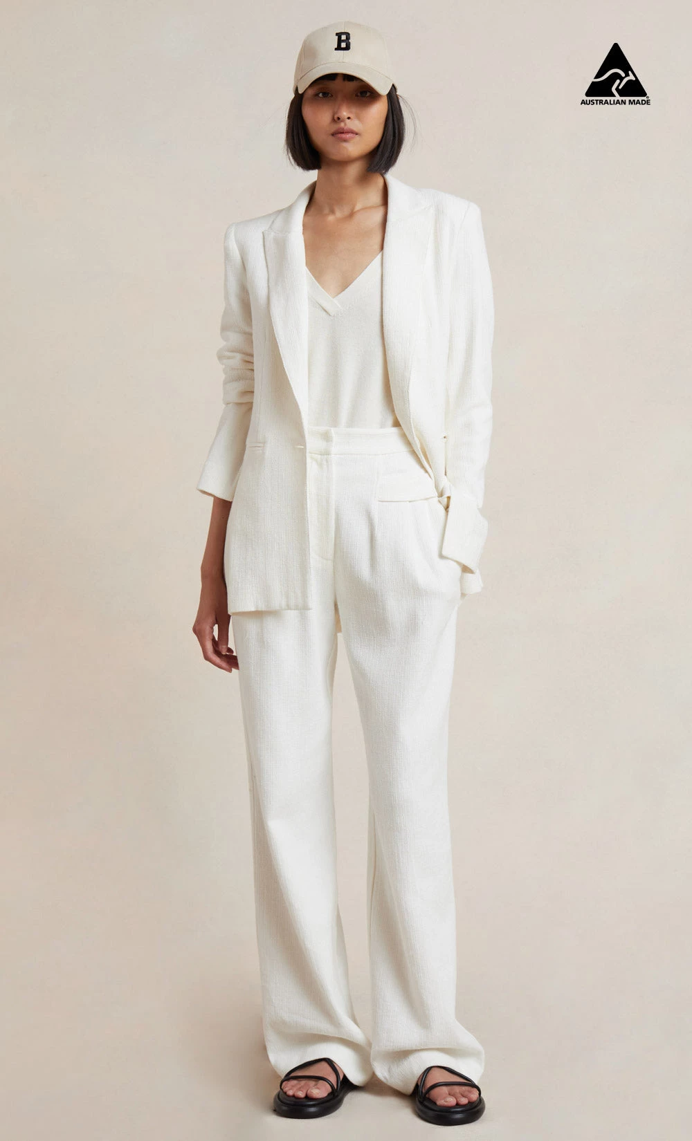Bec&Bridge Outerwear BILLIE BLAZER - IVORY 1 Bec&Bridge Outerwear BILLIE BLAZER - IVORY