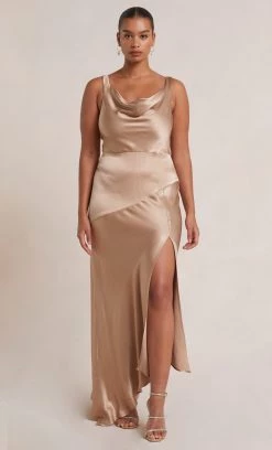 Bec&Bridge MOON DANCE COWL DRESS - GOLDEN Dresses