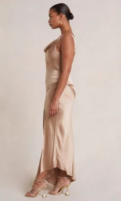 Bec&Bridge MOON DANCE COWL DRESS - GOLDEN Dresses 7 Bec&Bridge MOON DANCE COWL DRESS - GOLDEN Dresses