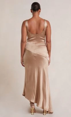 Bec&Bridge MOON DANCE COWL DRESS - GOLDEN Dresses 8 Bec&Bridge MOON DANCE COWL DRESS - GOLDEN Dresses