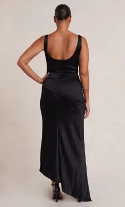 Bec&Bridge MOON DANCE COWL DRESS - BLACK