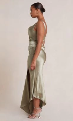 Bec&Bridge MOON DANCE COWL DRESS - SAGE Dresses