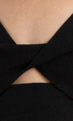 Bec&Bridge Tops BONNIE TWIST TOP - BLACK