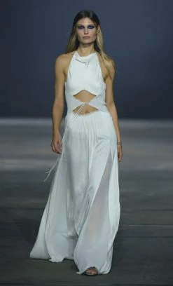 Bec&Bridge NAOMI CUT OUT MAXI DRESS - ECRU AAFW RUNWAY EDIT