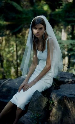 Bec&Bridge BE MINE SQUARE NECK DRESS - IVORY