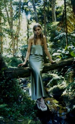 Bec&Bridge THE DREAMER OVERLAY DRESS - SAGE Dresses