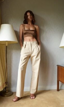 Bec&Bridge Tops HEATHER TOP - COGNAC