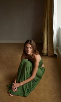 Bec&Bridge Dresses MIRANDA KNIT DRESS - OLIVE