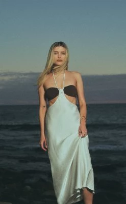 Bec&Bridge NADIA CUT OUT DRESS - IVORY