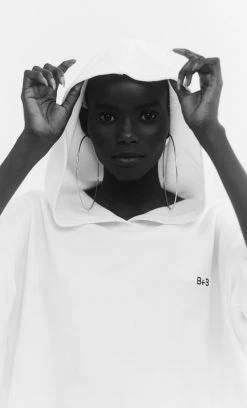 Bec&Bridge SERENA ORGANIC HOODIE - IVORY