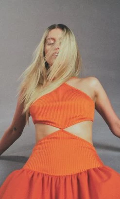 Bec&Bridge Dresses ULA CUT OUT MAXI DRESS - CHILLI