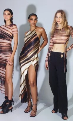 Bec&Bridge WATERCOLOUR MAXI DRESS - PRINT NEW