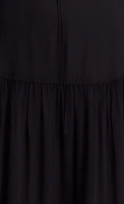 Bec&Bridge Dresses CHARLOTTE LONG SLEEVE MAXI DRESS - BLACK