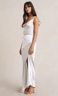 Bec&Bridge MOON DANCE COWL DRESS - IVORY