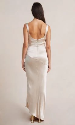 Bec + Bridge MOON DANCE COWL DRESS - SAND