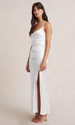 Bec&Bridge Australian Made MOON DANCE MIDI DRESS - IVORY