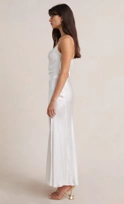 Bec&Bridge Australian Made MOON DANCE MIDI DRESS - IVORY