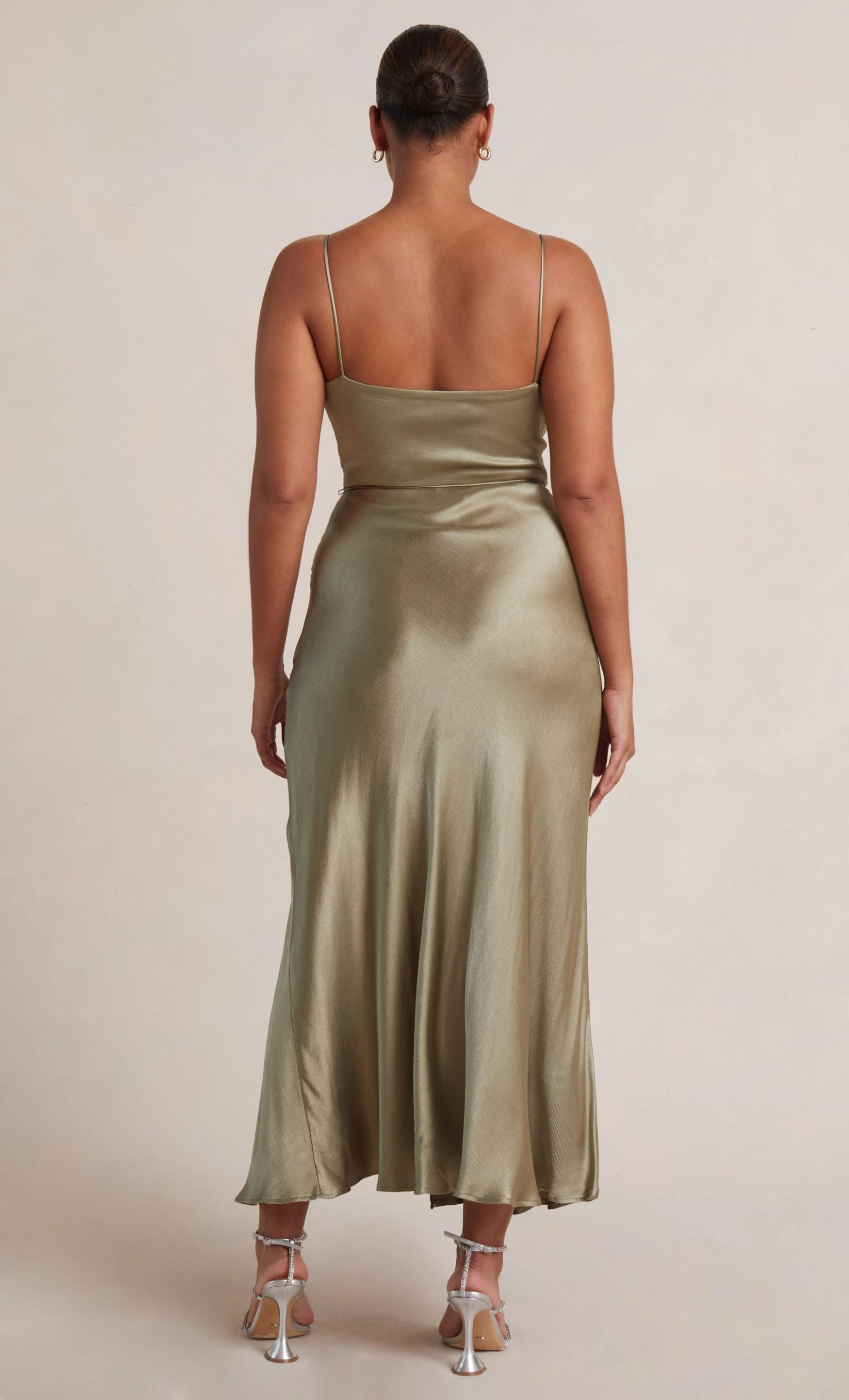 Bec&Bridge MOON DANCE MIDI DRESS - SAGE Australian Made 4 Bec&Bridge MOON DANCE MIDI DRESS - SAGE Australian Made