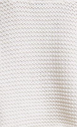 Bec&Bridge ELSA V NECK JUMPER - IVORY