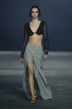 Bec&Bridge ADRIANNA MAXI SKIRT - SAGE AAFW RUNWAY EDIT