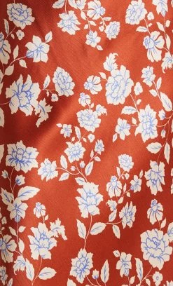 Bec&Bridge BLOSSOM STRAPLESS MAXI DRESS - RUST PRINT 9 Bec&Bridge BLOSSOM STRAPLESS MAXI DRESS - RUST PRINT